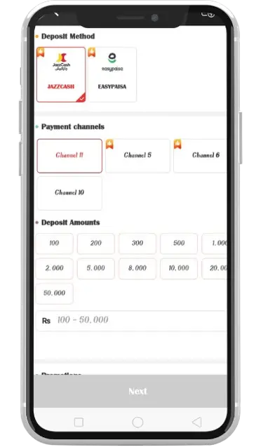 GamePK JazzCash and Easypaisa deposit methods